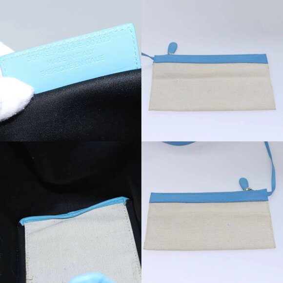 BALENCIAGA Navy Cabas S Hand Bag Canvas Blue Gray 339933 Auth ac3029V - Picture 16 of 16